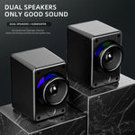 مكبر صوت ستيريو سلكي للكمبيوتر متعدد الوظائف، طول الكابل: 1.2م، Dark Alien S-510، Dark Alien S-511