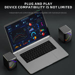 مكبر صوت ستيريو سلكي للكمبيوتر متعدد الوظائف، طول الكابل: 1.2م، Dark Alien S-510، Dark Alien S-511