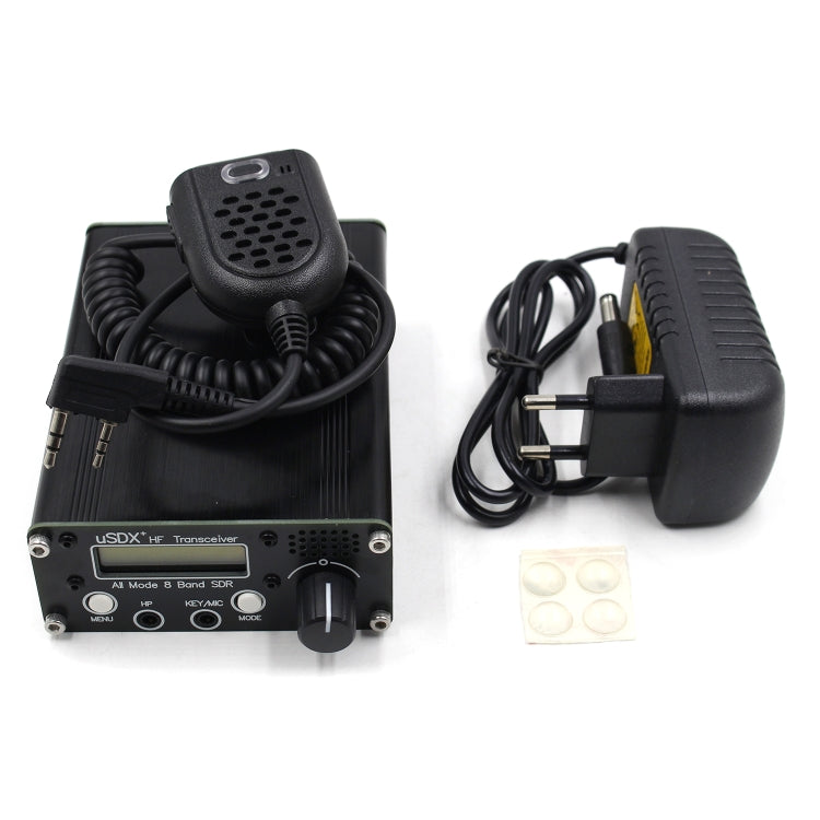 جهاز إرسال واستقبال تردد عالي SDR كامل الوضع 8 نطاقات Usdr Usdx + V2 Plus HF SSB QRP، المواصفات: قابس الاتحاد الأوروبي، قابس الاتحاد الأوروبي، قابس الولايات المتحدة