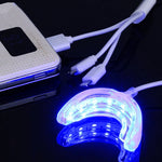 جهاز تبييض الأسنان 16 LED، نظام تبييض الأسنان، مع كابل بيانات 3 في 1