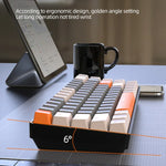 لوحة مفاتيح ميكانيكية لاسلكية بلوتوث ثنائية الطراز ZIYOU LANG K68 بعدد 68 مفتاح، النمط: نسخة المحور الأحمر (متلألئة)، نسخة المحور الأخضر (رمادي)، نسخة المحور الأحمر (رمادي)
