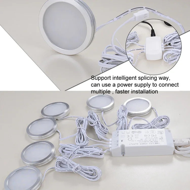 2 قطع أضواء خزانة 2 واط DC12V مع 18 LED، المواصفات: 2510 طرفي - منفذ جانبي، 2510 طرفي - منفذ سفلي، طرفي DuPont - منفذ جانبي، طرفي DuPont - منفذ سفلي