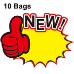 10 أكياس ملصقات انفجار بحجم 18x14 سم، ملصق سعر المنتج، ملصق سعر السوبرماركت، WM-101، WM-102، WM-103، WM-105، WM-106، WM-107، WM-108، WM-109، WM-10، WM-111، WM-12، WM-113، XD-028، XD-022، XD-009، XD-047، XD-051، XD-069