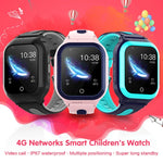ساعة DF70 الذكية للأطفال بقياس 1.4 بوصة مع تحديد الموقع عبر 4G GPS + WIFI + LBS ومكالمات مع وظيفة SOS، وردي، أزرق، أسود
