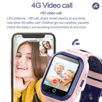 ساعة DF70 الذكية للأطفال بقياس 1.4 بوصة مع تحديد الموقع عبر 4G GPS + WIFI + LBS ومكالمات مع وظيفة SOS، وردي، أزرق، أسود