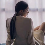 إكسسوارات شعر بسلسلة ماسية لامعة مع غرة، رباط شعر بسلسلة