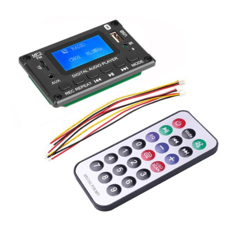 لوحة عرض كلمات أغاني LCD 116BT مع وحدة بلوتوث ومضخم وفك ترميز MP3، 116BT