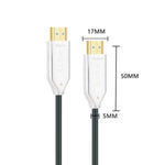 كابل ألياف بصرية HDMI إصدار 2.0 بدقة 4K فائقة الوضوح لتوصيل الشاشة، الطول: 10م، 15م، 20م، 25م، 30م، 35م، 40م، 50م، 60م مع محور، 70م مع محور، 80م مع محور، 90م مع محور، 100م مع محور، 150م مع محور، 200م مع محور