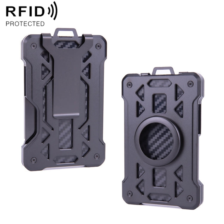 حافظة بطاقات معدنية مضادة للسرقة مع تقنية RFID لـ AirTag الجيل الثاني / AirTag الجيل الأول، ak-4 A أسود، ak-4 A أزرق، ak-4 A فضي، ak-4 A رمادي، ak-4 B أسود، ak-4 B فضي، ak-4 B أزرق، ak-4 B رمادي