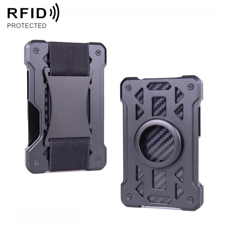 حافظة بطاقات معدنية مضادة للسرقة مع تقنية RFID لـ AirTag الجيل الثاني / AirTag الجيل الأول، ak-4 A أسود، ak-4 A أزرق، ak-4 A فضي، ak-4 A رمادي، ak-4 B أسود، ak-4 B فضي، ak-4 B أزرق، ak-4 B رمادي