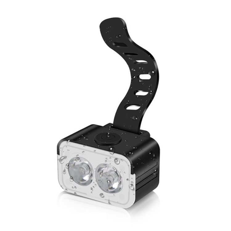 طقم مصابيح دراجة USB قابلة للشحن للركوب في الهواء الطلق LED، النمط: ضوء أمامي، ضوء خلفي، ضوء أمامي + ضوء خلفي