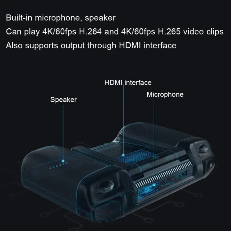 جهاز تحكم عن بعد مستعمل مع شاشة، لـ DJI Mavic 2 Pro / Zoom / Air 2 / Air 2S / Mini 2، DJI Mavic 2 Pro