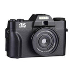 كاميرا رقمية قابلة للطي بشاشة 4K HD بدقة 48 ميجابكسل R10، نسخة بسيطة R10