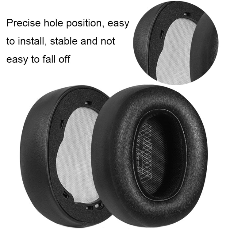 غطاء إسفنجي لسماعة الرأس 2 قطع لـ JBL Live 650BTNC/660/E65BTNC/Duet NC، لجلد بروتين Live 650BTNC، لشبكة Live 650BTNC سوداء، لشبكة Live 650BTNC رمادية، لجلد + مخمل Live 650BTNC