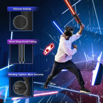 مقبض عمود إضاءة لعبة جولف لنظارات VR لجهاز Meta Quest Pro، لجهاز Meta Quest Pro أسود