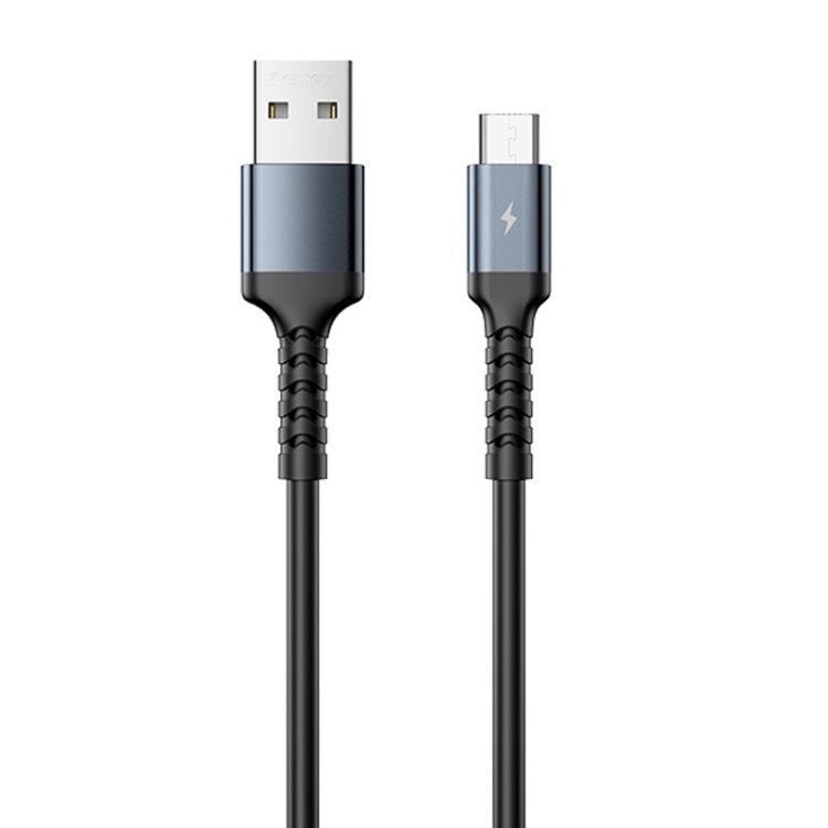 كابل بيانات REMAX RC-C008 طري مقاوم للكسر 2.4A، الطول 1 متر، USB إلى مايكرو USB، USB إلى 8 بن