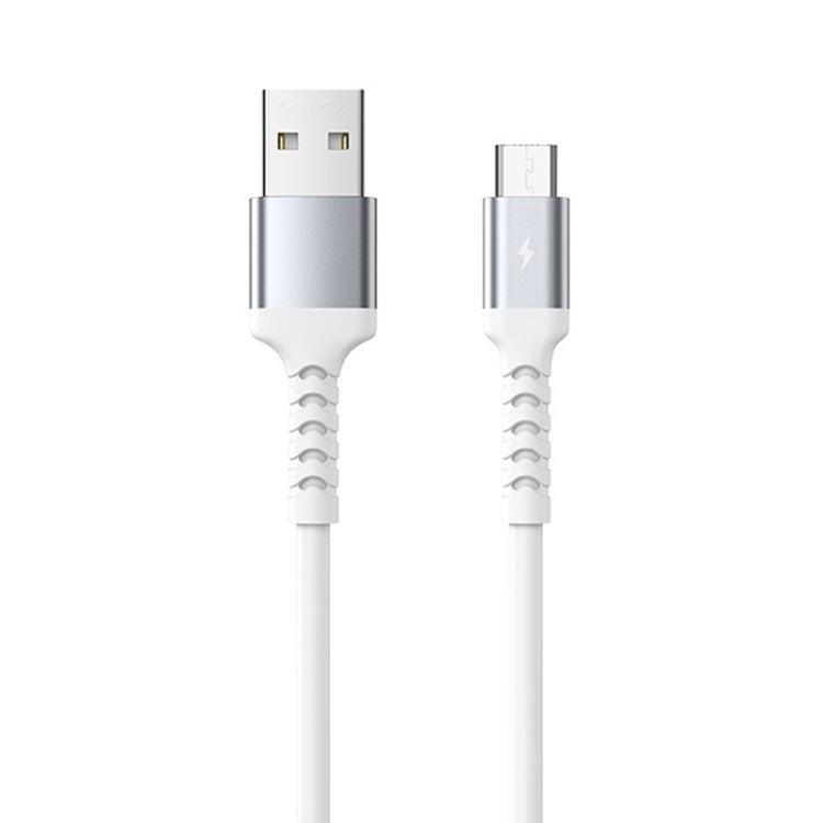 كابل بيانات REMAX RC-C008 طري مقاوم للكسر 2.4A، الطول 1 متر، USB إلى مايكرو USB، USB إلى 8 بن