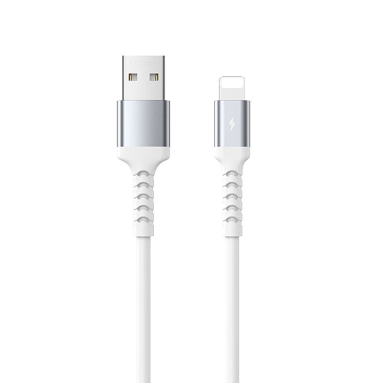كابل بيانات REMAX RC-C008 طري مقاوم للكسر 2.4A، الطول 1 متر، USB إلى مايكرو USB، USB إلى 8 بن