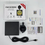 P4-32x32 شاشة LED ملونة كاملة لعرض الرموز التعبيرية للسيارة، نقل لاسلكي عبر الواي فاي، مخصص، P4-32x32 RGB USB