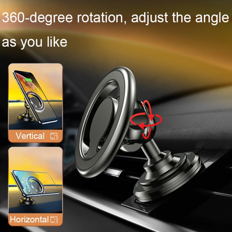 D19 Car Magnetic Mobile Phone Holder Rotatable Metal Navigation Bracket, Spec:, D19 Air Outlet (Black), D19 Seat (Silver), D19 Sticker (Black), D19 Sticker (Silver), D19 Air Outlet (Silver), D19 Extended (Black), D19 Extended (Silver), D19 Seat (Black)