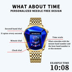 BINBOND Locomotive Concept Steel Belt Watch Men Live Black Technology Watch, Steel Belt Full Gold-Blue Face, Steel Belt Full Gold Gold Face, Steel Belt Black Stee Blue Face, Steel Belt White Steel Blue Face, Steel Belt White Steel White Face           ...
