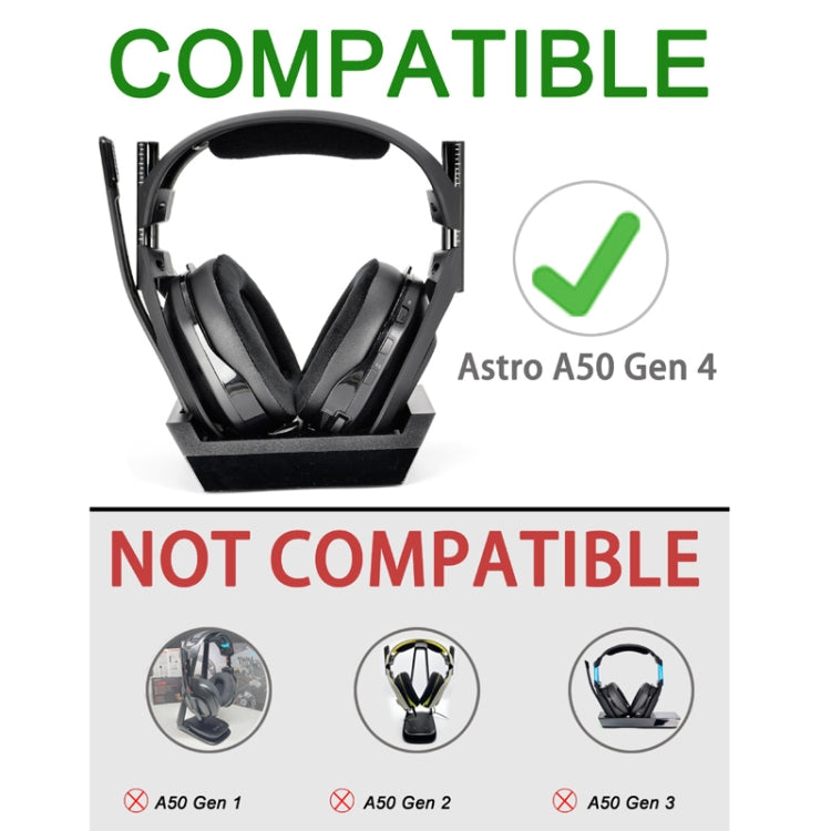 ملحق استبدال سماعة رأس Logitech Astro A50 Gen4، المواصفات: 2 قطع أغطية أذن من جلد بروتين، 2 قطع أغطية أذن جلد + مخمل، 2 قطع أغطية أذن شبكة كرة القدم، 2 قطع أغطية أذن مخمل، 1 قطعة شريط رأس من جلد بروتين، 1 قطعة شريط رأس مخمل
