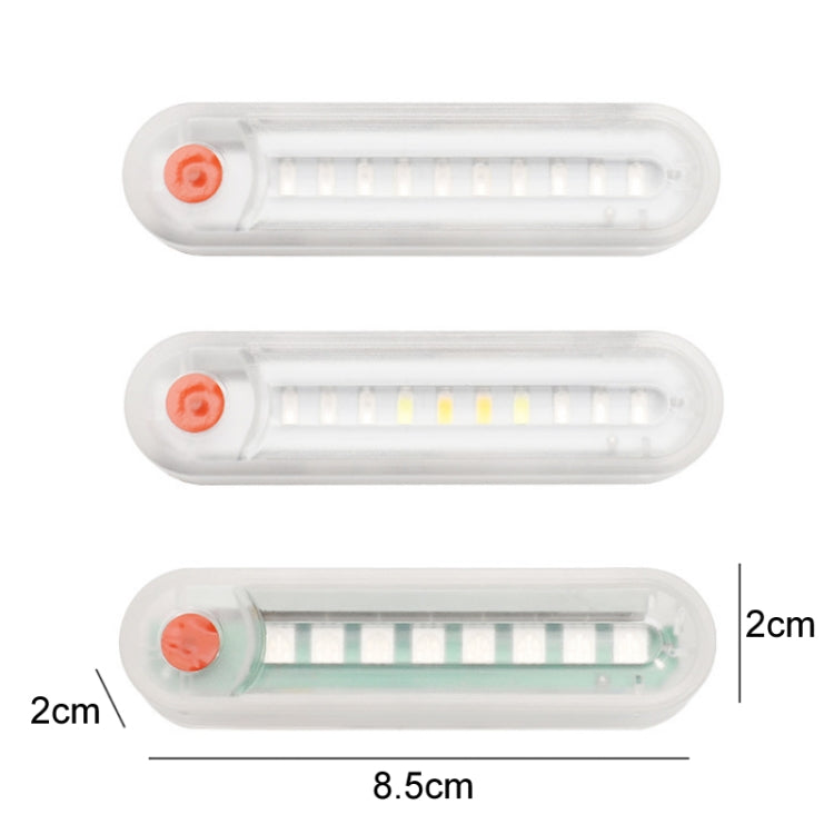 Motorcycle Electric Car Anti-Rear Collision Solar Strobe Warning Light, Red Light, Blue Light, Colorful Light, Bright Colorful Light