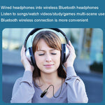 Y2 HiFi مستقبل صوت بلوتوث 5.3 لافاليير محول مكالمات صوت 3.5 مم يدعم تشغيل بطاقة TF، Y2