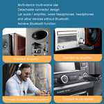 Y2 HiFi مستقبل صوت بلوتوث 5.3 لافاليير محول مكالمات صوت 3.5 مم يدعم تشغيل بطاقة TF، Y2