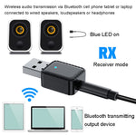 محول استقبال وإرسال بلوتوث USB 2 في 1 RX-TX-413، RX-TX-413 أسود، RX-TX-413 أبيض