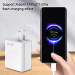 شاحن هاتف Xiaomi / Redmi بقوة 67 واط، رأس شحن عالمي، قابس الولايات المتحدة، الطراز:، شاحن، شاحن + كابل 1 متر