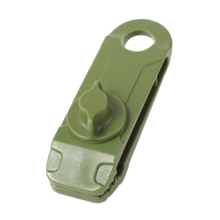 Tent Additional Pull Point Shark Clips Outdoor Camping Canopy Windproof Clip, 1PC (Mud-color), 1PC (Dark Green)