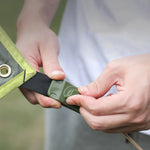 Tent Additional Pull Point Shark Clips Outdoor Camping Canopy Windproof Clip, 1PC (Mud-color), 1PC (Dark Green)
