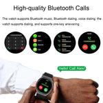 ساعة ST5 MAX الرياضية المقاومة للماء مع تسجيل ذكي بقياس 1.45 بوصة وبث صوتي ومكالمات