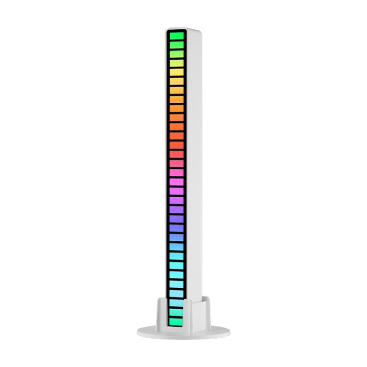 أضواء إيقاعية LED ملونة RGB تتحكم بها الصوت للاستجابة الإيقاعية، أضواء موسيقية محيطة، قابلة للشحن، قابس