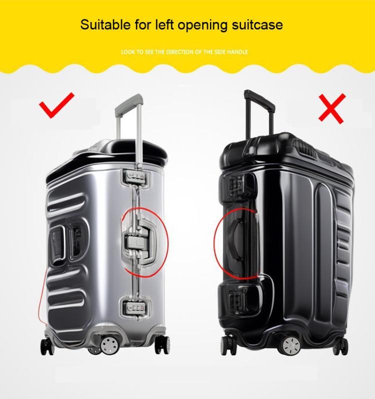 Rimless Transparent Waterproof PVC Trolley Suitcase Cover Dustproof Protective Cover, 20 Inch, 22 Inch, 24 Inch, 26 Inch, 28 Inch, 30 Inch