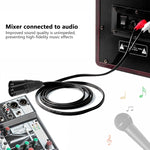 كابل صوت توازن 2RCA إلى 2XLR سماعة كانون، 0.5 متر، 1 متر، 1.5 متر، 3 أمتار