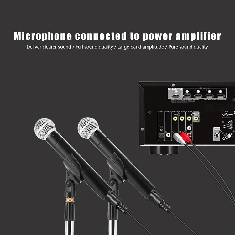 كابل صوت توازن 2RCA إلى 2XLR سماعة كانون، 0.5 متر، 1 متر، 1.5 متر، 3 أمتار