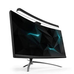 مصباح معلق لشاشة الكمبيوتر المنحنية، ضوء مكتب كمبيوتر، منحني بدون إضاءة خلفية RGB، منحني مع إضاءة خلفية RGB