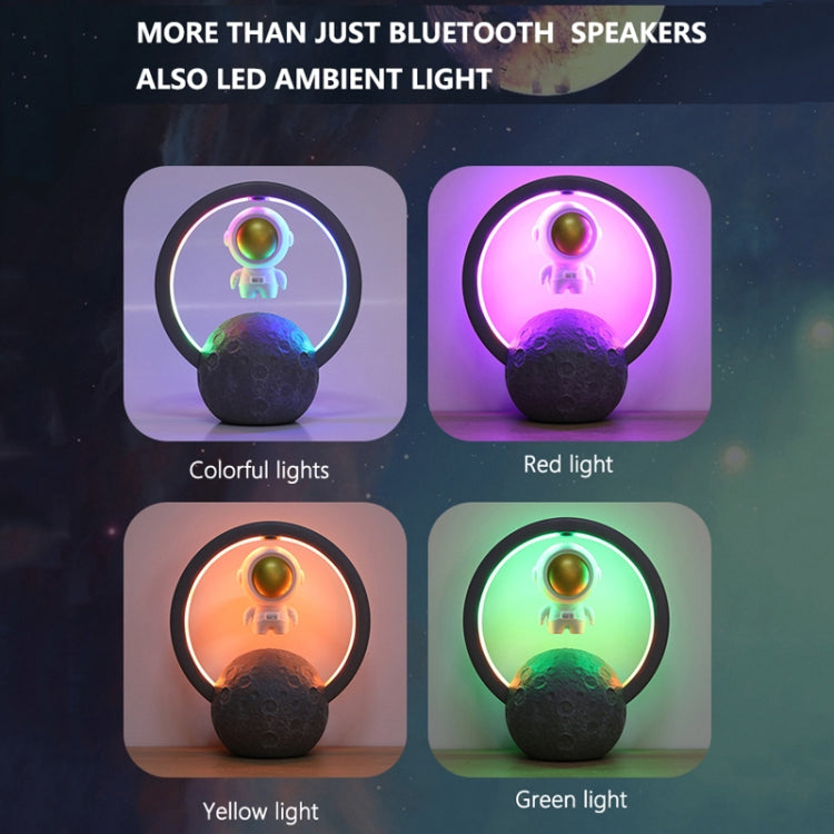 مكبر صوت بلوتوث مع إضاءة RGB على شكل رائد فضاء مع مضخم صوت Y-598، المواصفات: 598A ذهبي، 598A فضي، 598B ذهبي، 598B فضي، 598A ذهبي + حقيبة هدية، 598A فضي + حقيبة هدية، 598B ذهبي + حقيبة هدية، 598B فضي + حقيبة هدية