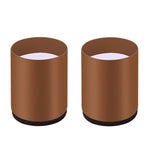 2pcs/set Furniture Carbon Steel Wraparound Heightening Foot Pad, Style:, Round 4x5cm (Black), Round 4x5cm (Brown), Round 6x5cm (Black), Round 6x5cm (Brown), Round 6x10cm (Black), Round 6x10cm (Brown), Square 4x5cm (Black), Square 4x5cm (Brown)         ...