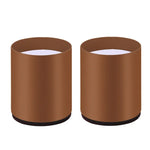 2pcs/set Furniture Carbon Steel Wraparound Heightening Foot Pad, Style:, Round 4x5cm (Black), Round 4x5cm (Brown), Round 6x5cm (Black), Round 6x5cm (Brown), Round 6x10cm (Black), Round 6x10cm (Brown), Square 4x5cm (Black), Square 4x5cm (Brown)         ...