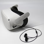 سماعة أذن ألومنيوم 3.5 مم لجهاز Meta Quest 2 VR Glasses Ear-in Headset