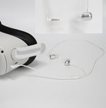 سماعة أذن ألومنيوم 3.5 مم لجهاز Meta Quest 2 VR Glasses Ear-in Headset