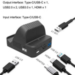 لـ Nintendo Switch / Switch OLED SW300 محول عرض فيديو HDMI مع مروحة تبريد وقاعدة شحن، مروحة تبريد وقاعدة شحن