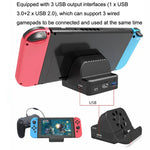 لـ Nintendo Switch / Switch OLED SW300 محول عرض فيديو HDMI مع مروحة تبريد وقاعدة شحن، مروحة تبريد وقاعدة شحن