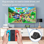 لـ Nintendo Switch / Switch OLED SW300 محول عرض فيديو HDMI مع مروحة تبريد وقاعدة شحن، مروحة تبريد وقاعدة شحن