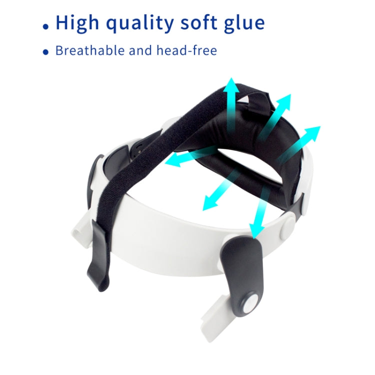 حزام رأس قابل للتعديل لتحسين الراحة لنظارات Meta Quest 2 VR، حزام قابل للتعديل