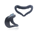غطاء حامل واجهة وجه VR مع قناع عين مضاد للتعرق لجهاز Meta Quest 2 VR Headset، قناع عين مضاد للتعرق (أسود)