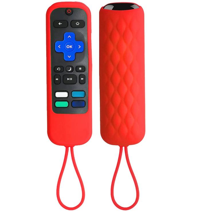 غطاء سيليكون لجهاز تحكم عن بعد 2 قطع لتلفزيون TCL Roku 3600R/3900/Voice RCAL7R